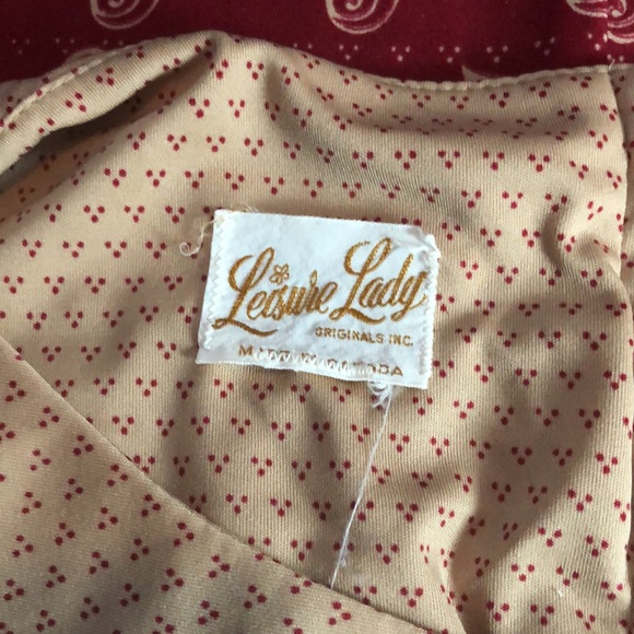 Vintage moo moo caftan dress with pockets - Picture 4 of 7